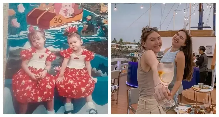 Potret Olivia Jensen bersama Sabrina Jensen dulu dan sekarang (Sumber: Instagram/@oliviajensen)