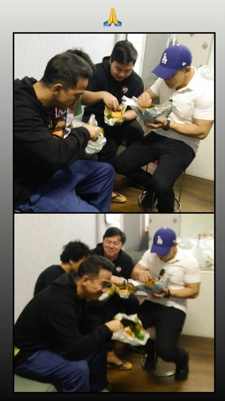 Chandra Liow dan Joe Taslim jenguk Jefri Nichol / Credit: Instagram - chandraliow