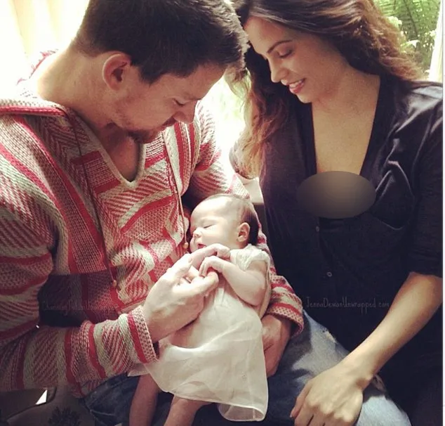 Foto pertama putri Channing Tatum @ dailymail.co.uk