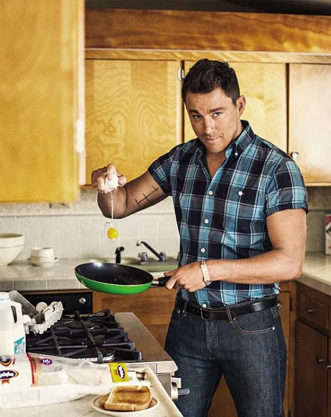 Salah satu potret Channing dalam majalah GQ @ dailymail.co.uk/GQ