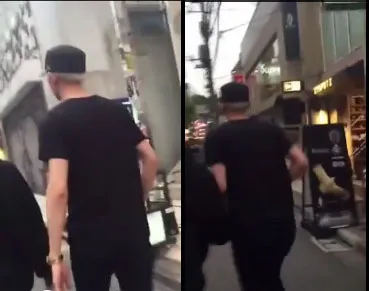 Chanyeol EXO saat kabur dari kejaran para sasaeng fans di Jepang. ©Youtube/wu fanqins