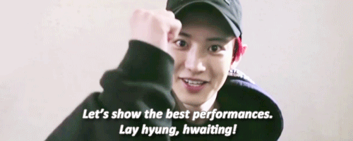 Dukungan Chanyeol untuk Lay © exodez.tumblr.com