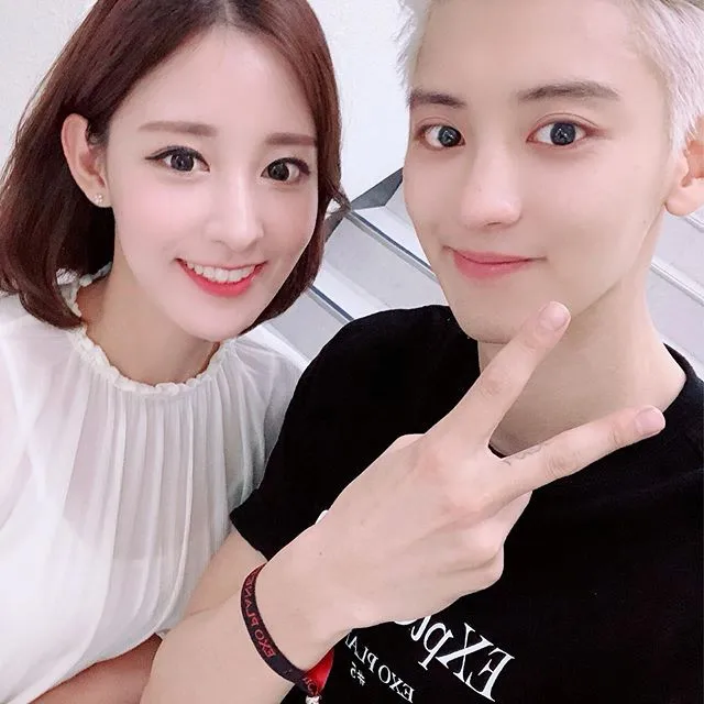 Yoora dan Chanyeol © instagram.com/yooranna