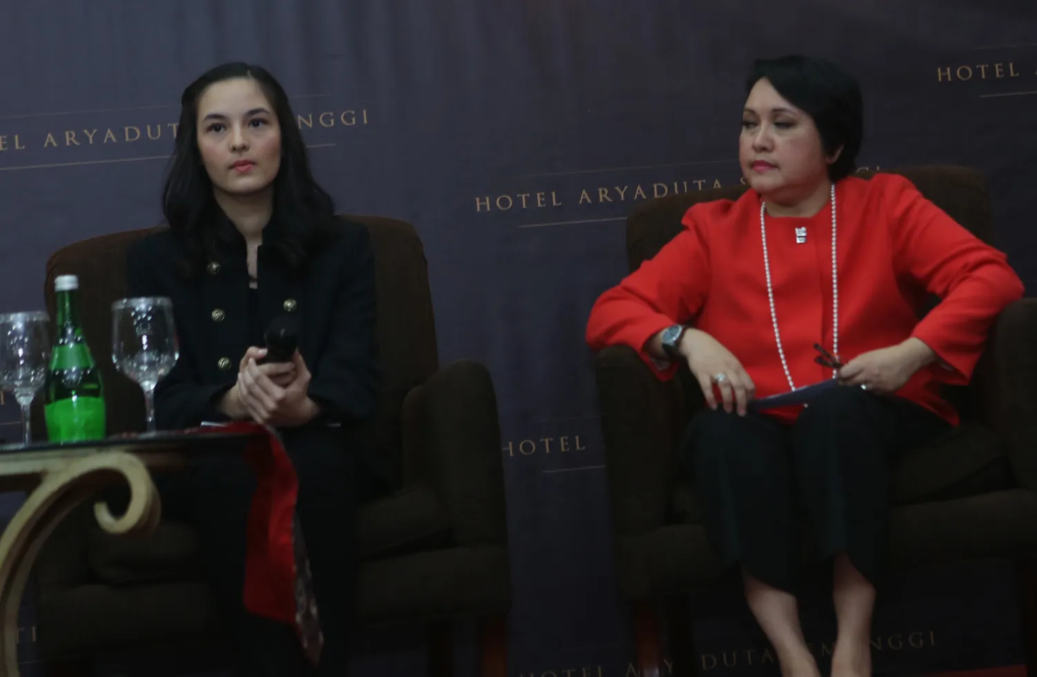 Ibunda Chelsea memberikan pernyataan resmi terkait video yang beredar. ©KapanLagi.com®/Agus Apriyanto