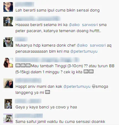 Tanggapan fans yang kebingungan / © Instagram