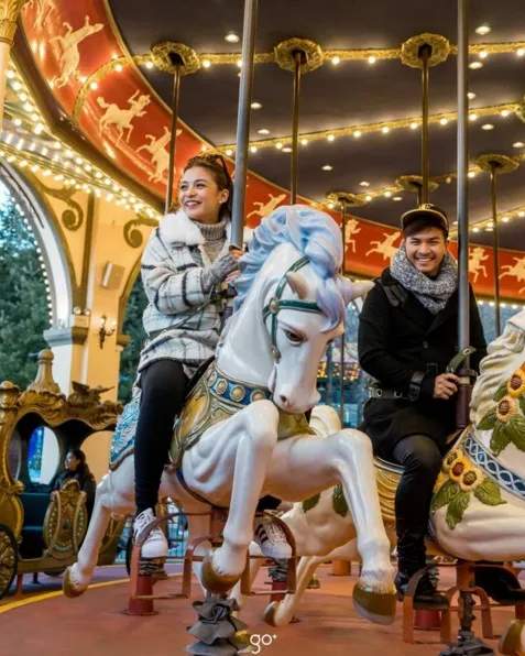 Salah satu foto bulan madu Chelsea dan Glenn di Korea Selatan/©instagram.com/chelseaoliviaa