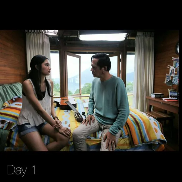 Adu akting Mikha dan Ray sebagai anak dan bapak/©twitter.com/SenjadiManadoID