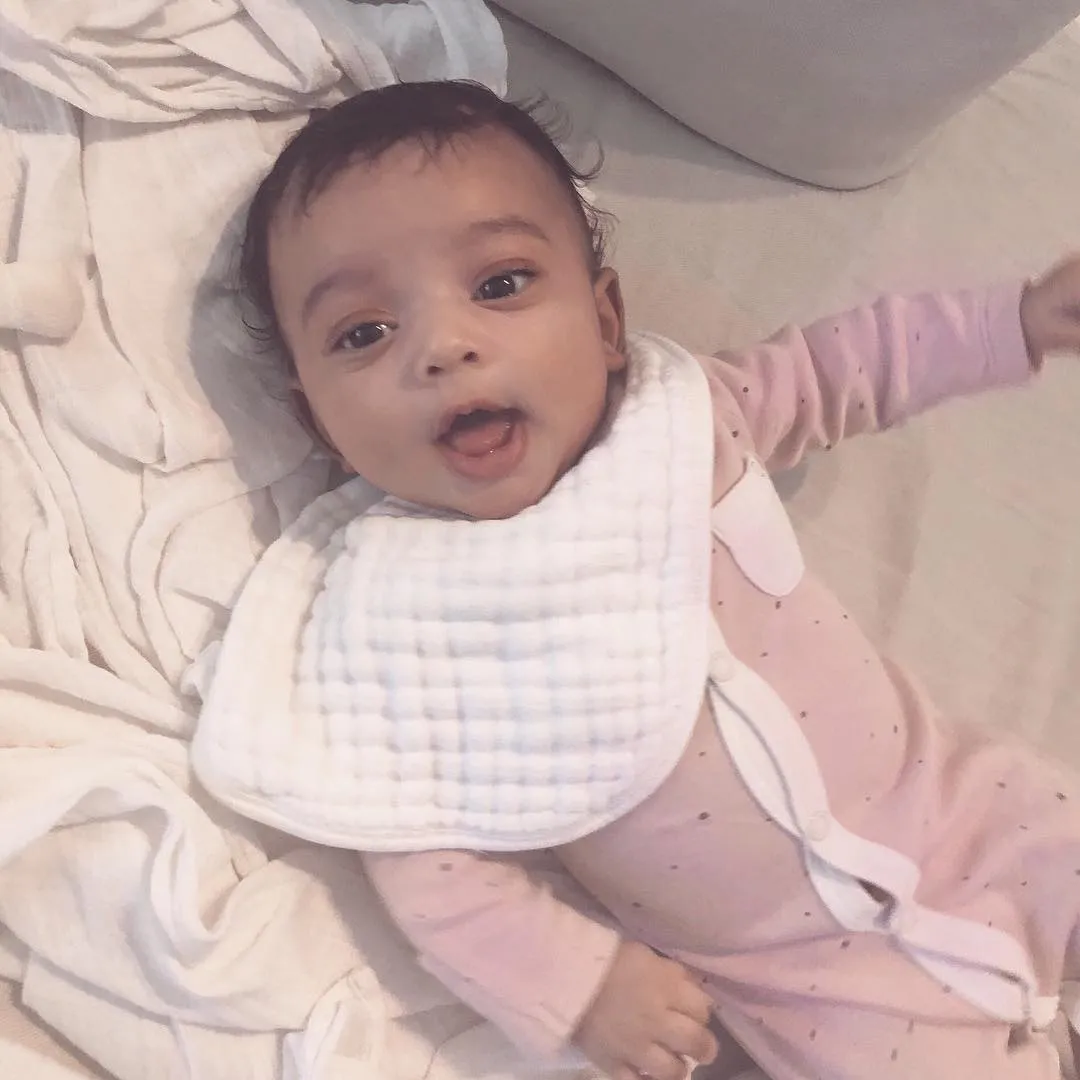 Baby Chi makin cantik, lucu, dan menggemaskan © instagram.com/kimkardashian