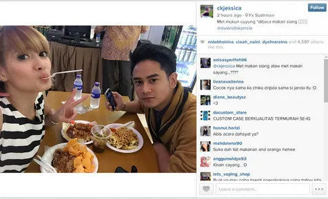 Chika Jessica dan Dwi Andhika kembali dekat © Instagram/Chika Jessica