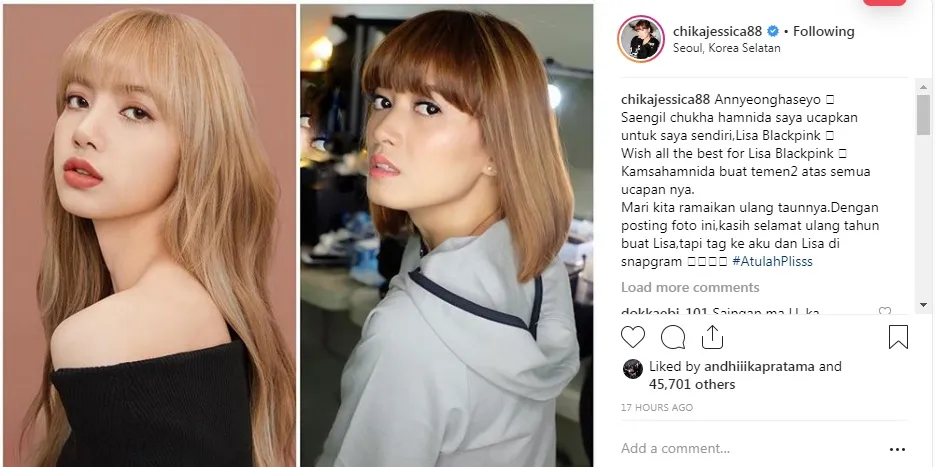 Chika Jessica foto: instagram/chikajessica88