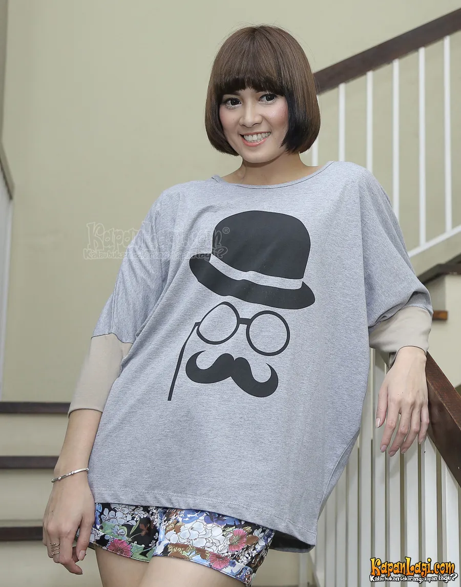 Chika Jessica kembali bertemu dengan Ade Govinda setelah dua tahun. ©KapanLagi.com®/Agus Apriyanto