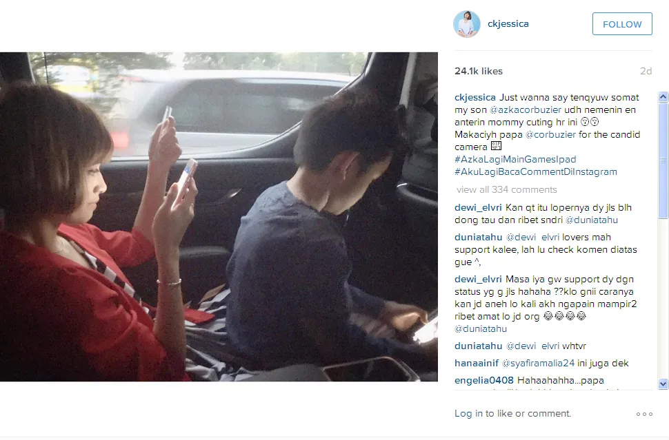 Chika, si mama baru buat Azka? / © Instagram