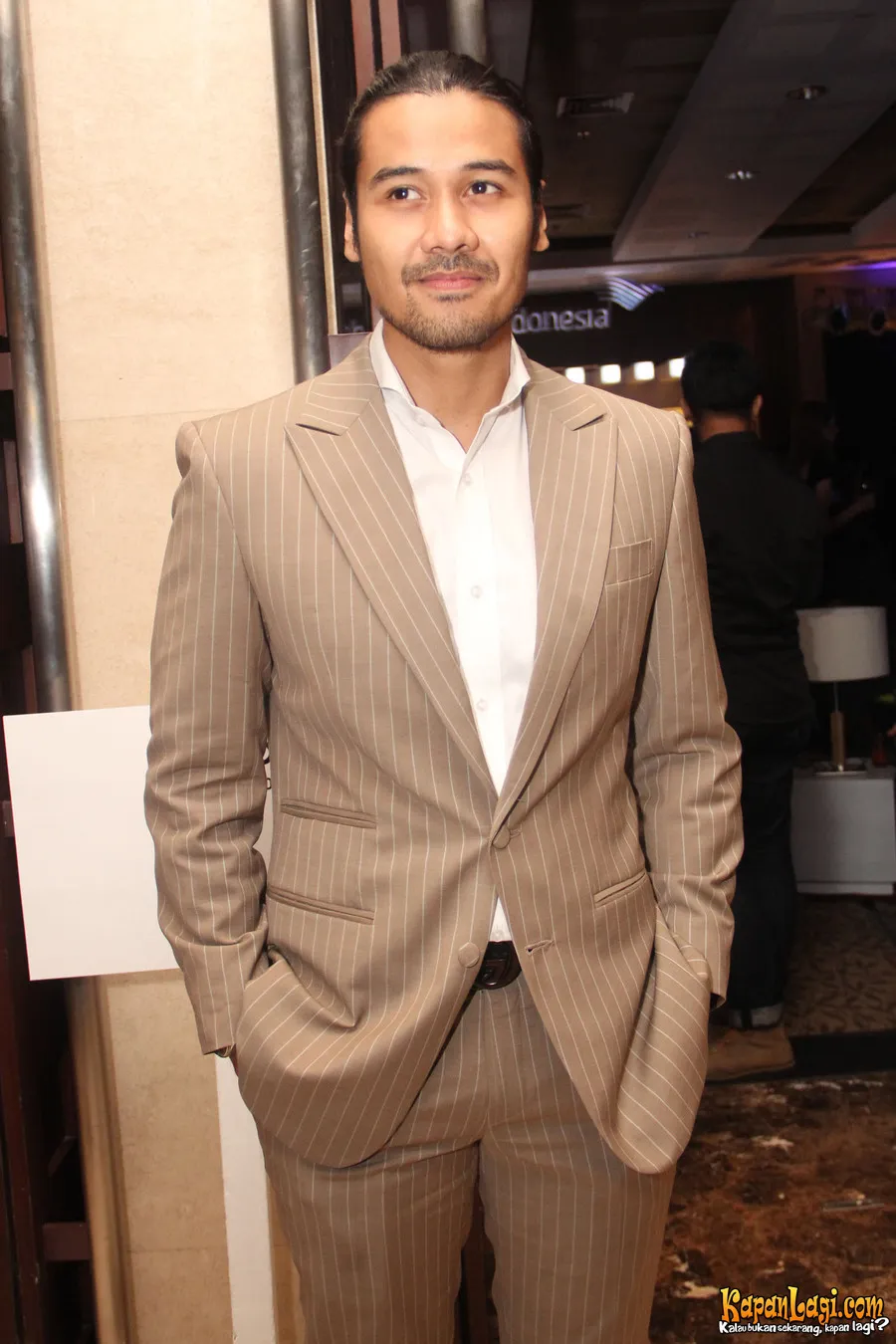 Chico Jerikho saat menghadiri Men Folio Anniversary di Plaza Indonesia, Rabu (30/4) malam ©KapanLagi.com/Muhammad Rasyad