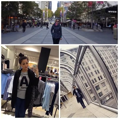 Christy Jusung liburan ke Australia © Instagram/Christy Jusung