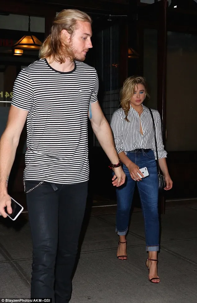 Chloe Moretz & Trevor © Daily Mail