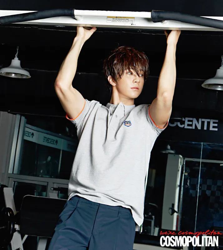 Park Sang Hyun (Thunder) memastikan membintangi film Indonesia dan akan syuting di Bali. ©Cosmopolitan Magazine.