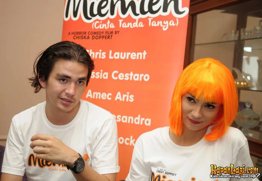 Chris Laurent dan Alessia Cestaro enjoy syuting bareng/©Kapanlagi.com®/Bayu Herdianto