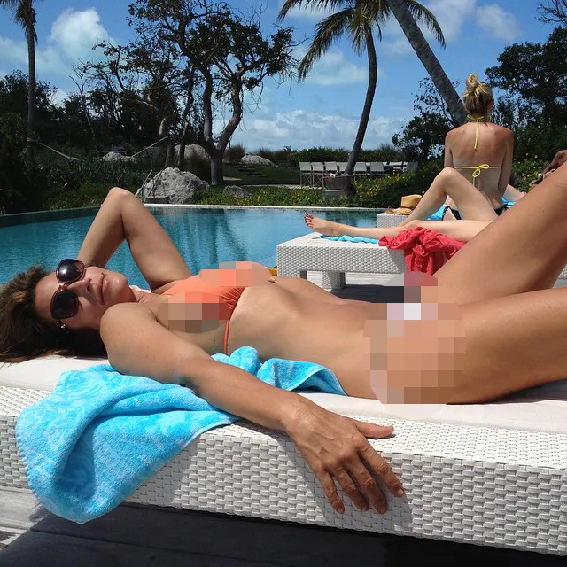 Potret Cindy yang diabadikan sang suami @ instagram.com/randegerber