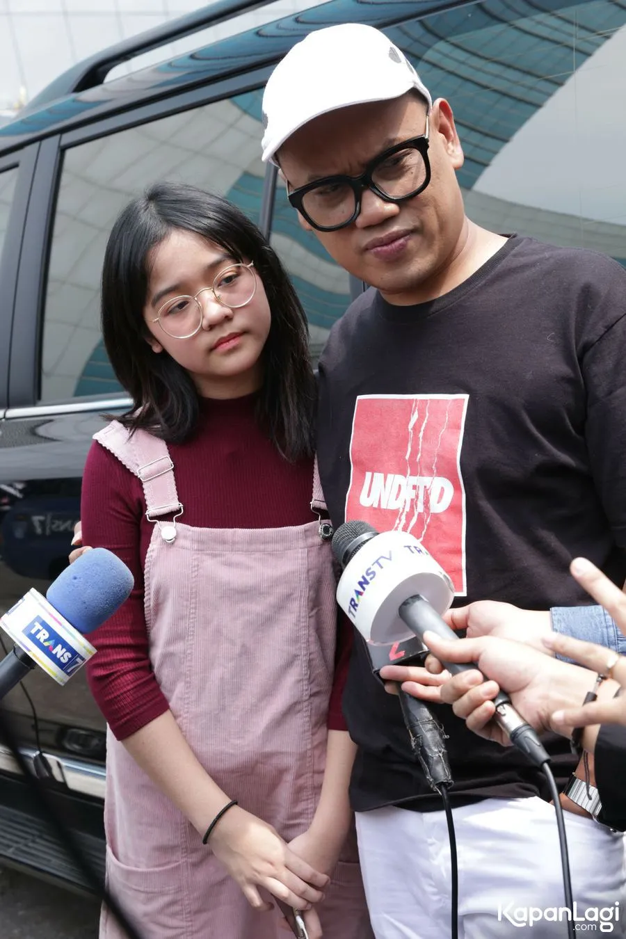 Uya selalu jahil pada anaknya hingga sempat membuat Cinta malu @ KapanLagi.com/Agus Apriyanto