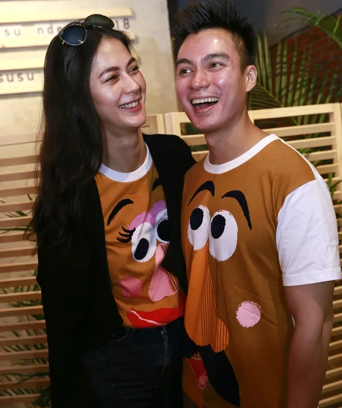 Paula terlihat mengagumi sosok Baim Wong yang lucu dan penyayang. © KapanLagi.com/Agus Apriyanto