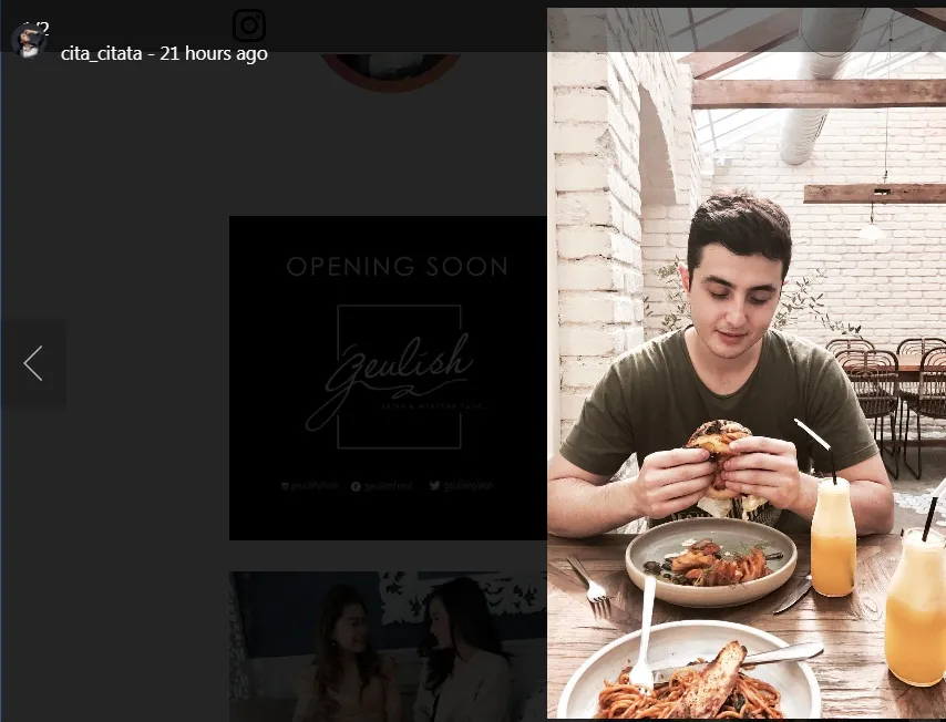 Wajah pacar baru Cita akhirnya terungkap ©instagram/cita_citata