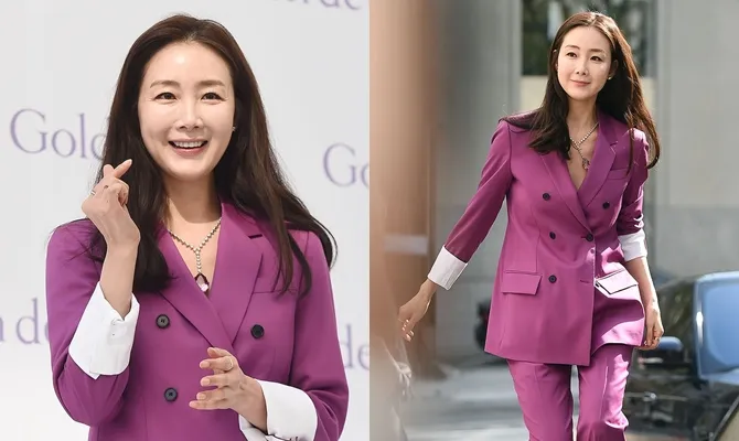 Penampilan perdana Choi Ji Woo setelah menikah. © xportsnews.com