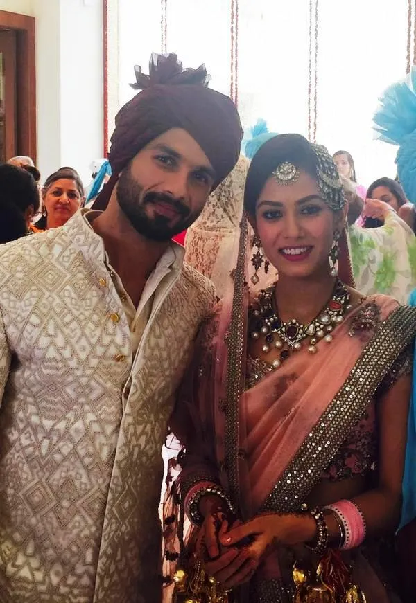Shahid dan Mira sudah resmi menikah. @pinkvilla