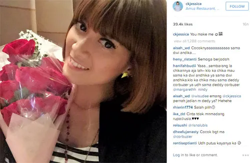 Chika Jessica dan kado istimewanya @foto: Official Instagram Chika Jessica