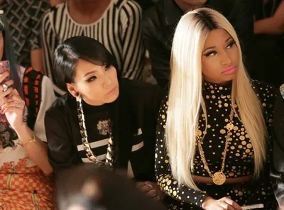 CL 2NE1 - Nicki Minaj nonton fashion show Jeremy Scott bareng? ©allkpop.com