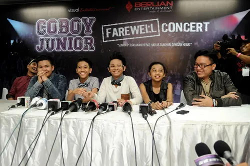 Coboy Junior dan Patrick Effendy gelar konferensi pers perpisahan ©Bambang E Ros/KapanLagi.com®