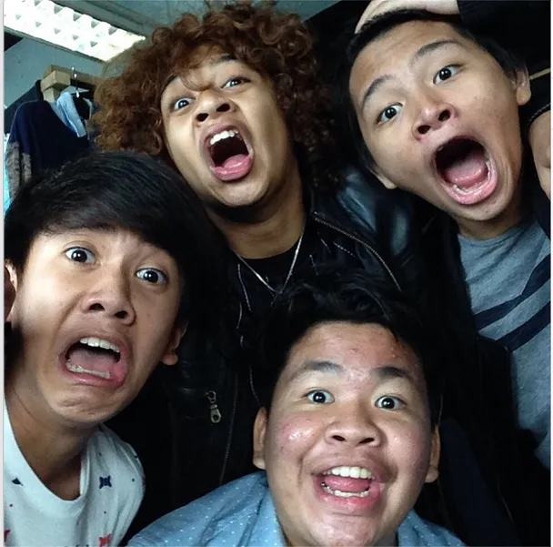 Bastian, Aldi, Kiki, dan Iqbal kompak bergaya maksimal @instagram 