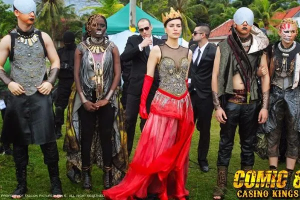 Suasana syuting COMIC 8: CASINO KINGS © Falcon Pictures