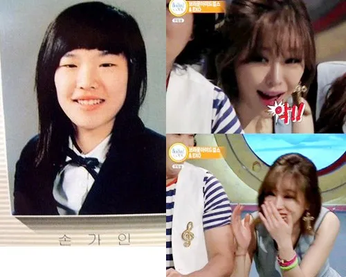 Gain berteriak histeris melihat foto masa lalunya. ©soompi.com