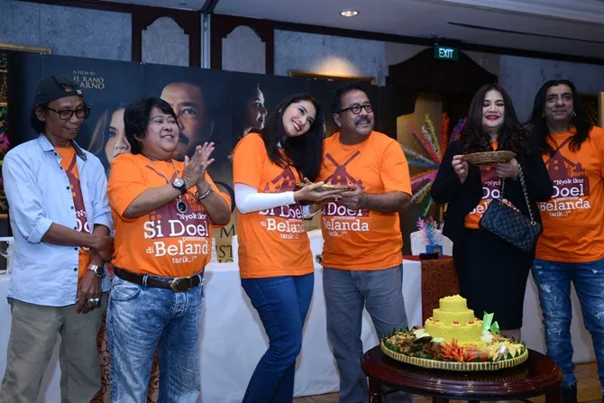 Cornelia Agatha akan tumpahkan perasaannya di salah satu adegan film 'SI DOEL THE MOVIE' © KapanLagi.com/Bayu Herdianto