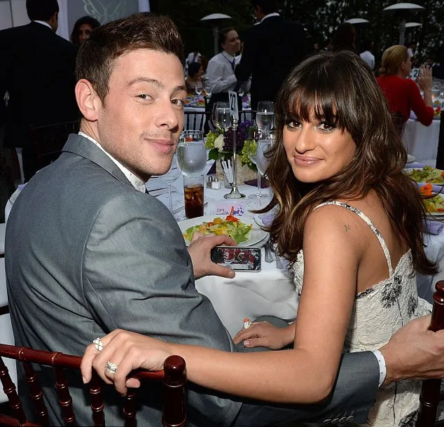 Cory Monteith - Lea Michele @ dailymail.co.uk