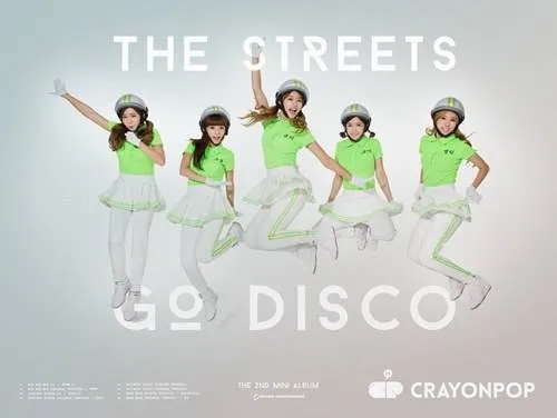 Mini album kedua Crayon Pop 'THE STREETS GO DISCO' ©allkpop.com