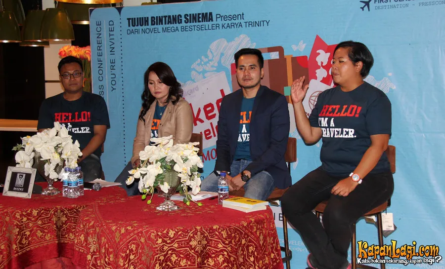 Meski PH baru, Trinity optimis dengan film THE NAKED TRAVELLER ©Hendra Gunawan