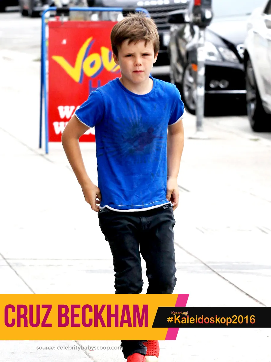 Namanya banyak dikaitkan dengan Justin Bieber, akankah Cruz Beckham jadi populer di tahun ini? © istimewa