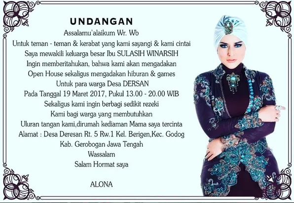 Pertunangan Alona dibatalkan dan diganti dengan charity ©queenalonaa