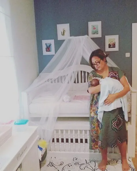 Cynthia tetap bahagia asuh anak meski lelah © instagram.com/cynthia_lamusu