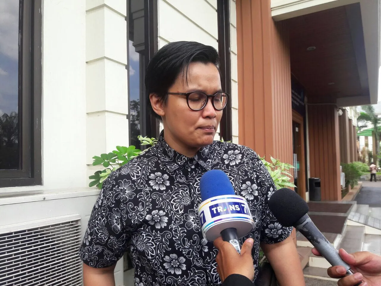 Pengacara Aming menyebut kliennya sudah mengajukan gugatan cerai. ŠKapanLagi.com/Adi Abbas Nugroho
