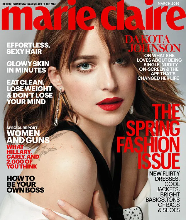 Dakota ternyata single! © Marie Claire