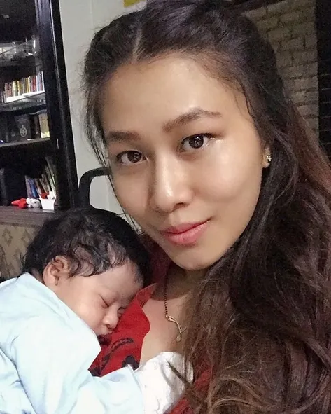 Dakshita punya rambut sangat lebat seperti Lavanya ©instagram/ddfrescilia