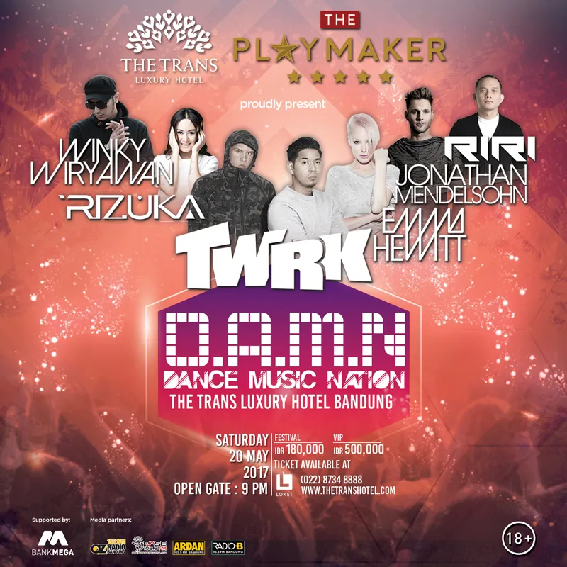 D.A.M.N siap jadi salah satu festival musik EDM berkaliber internasional © D.A.M.N