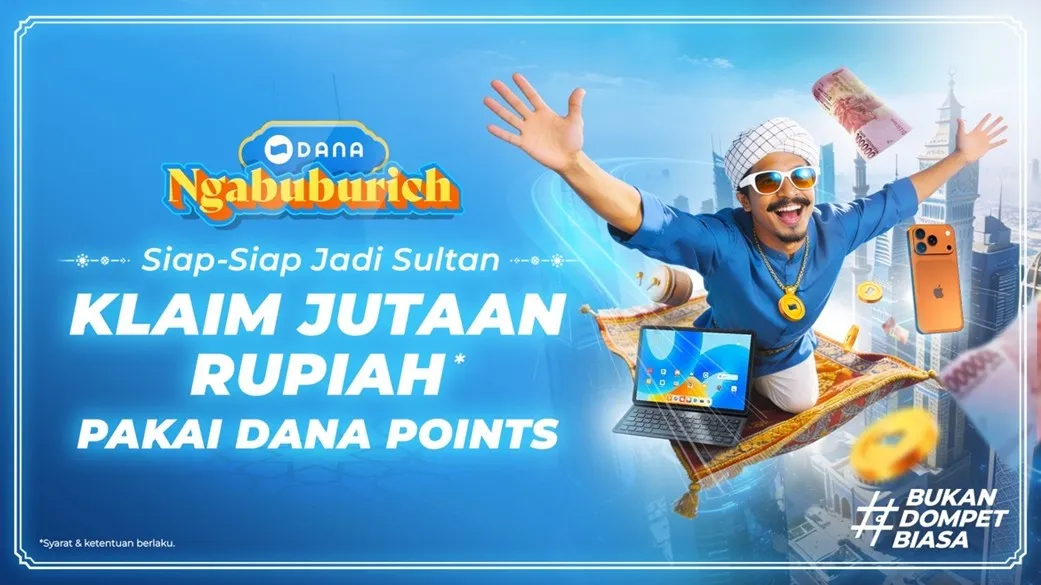 DANA Ngabuburich. Klaim jutaan rupiah pakai DANA Points.