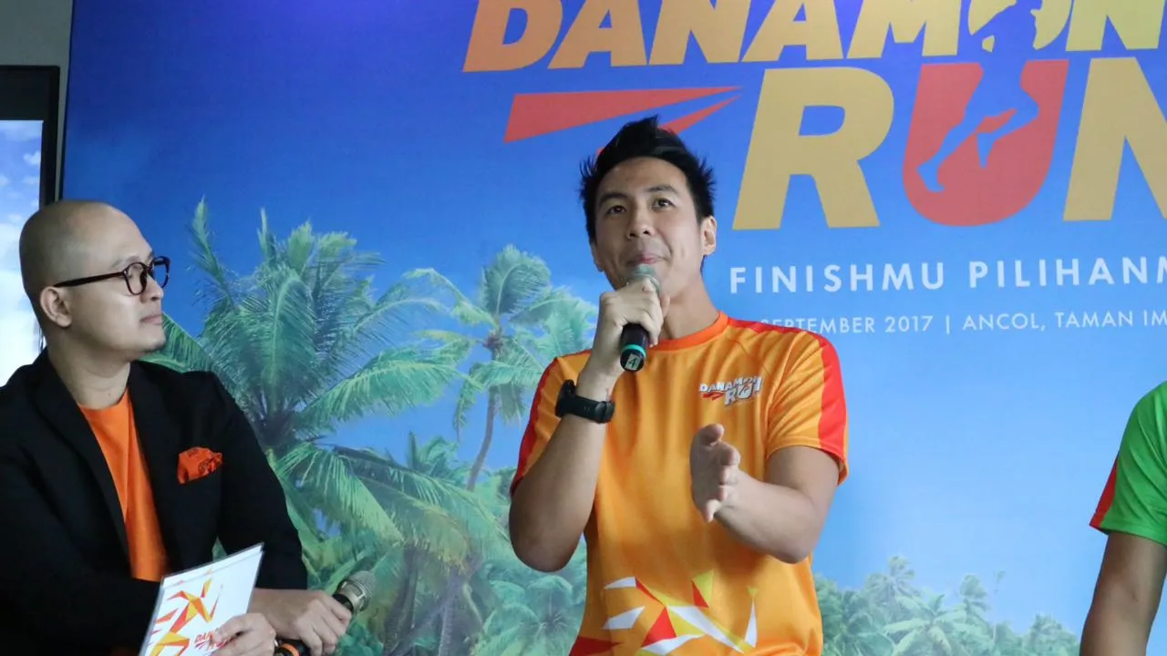 Ingin menjaga kondisi tubuh, Daniel Mananta mulai menekuni dan mencintai olahraga lari © KapanLagi.com/Nuzulur Rakhmah