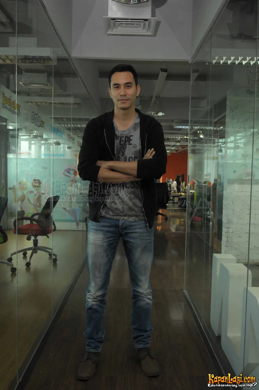 Darius kembangkan situs online sesuai dengan passionnya. ©KapanLagi.com®/Bayu Herdianto