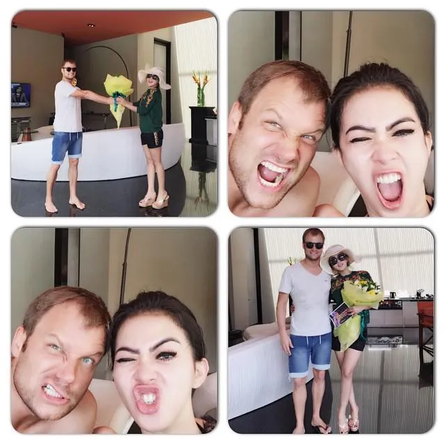 Selfie gokil Berlin & Syahrini / © Syahrini Instagram