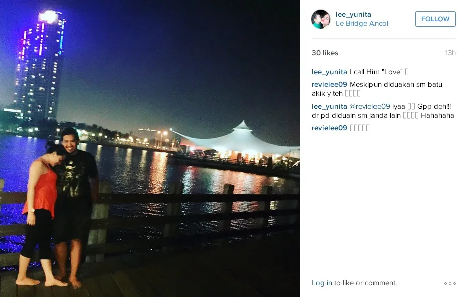 Inikah pacar baru mantan istri Daus Mini? © instagram.com/lee_yunita