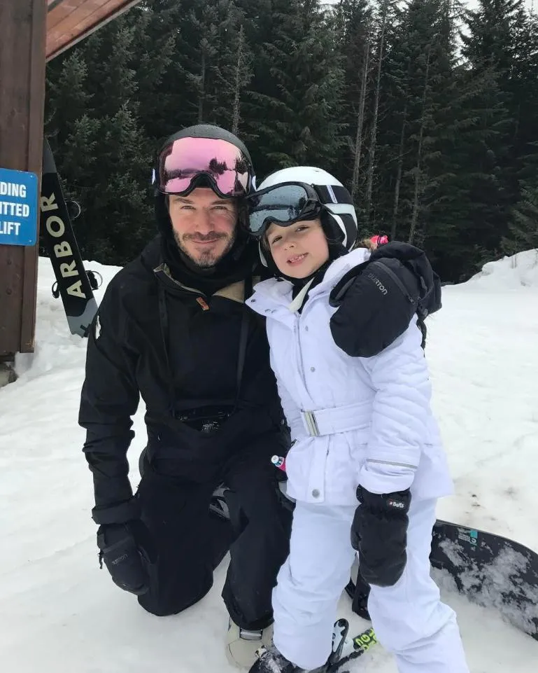 David dan Harper memang begitu dekat © instagram.com/davidbeckham